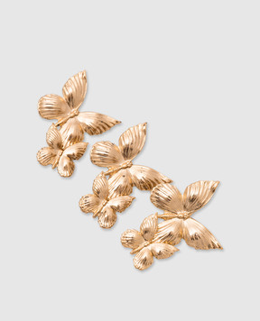 LELET NY Набір золотистих шпильок для волосся Butterfly LELSS252065G