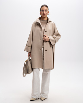 Woolrich Бежевий светр з альпакою з ефектом деграде CFWWKN0282FRUF0748