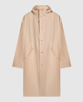 Jil Sander Бежевий плащ з принтом логотипа J04AH0002J45026