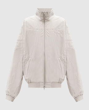 Vetements Бежева спортивна куртка з логотипом UA66JA370W