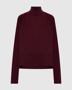 Brunello Cucinelli Бордовий светр з кашеміру M12707304
