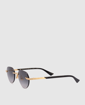 Bottega Veneta Черные очки Glaze 821523V4450
