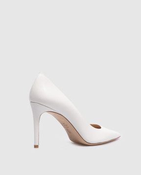 Stuart Weitzman Білі шкіряні туфлі STUART POWER SK303