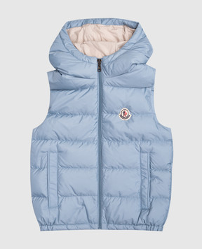 Moncler ENFANT Дитячий блакитний пуховий жилет Fudo K29541A0002953A5E810
