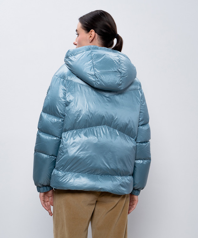 Woolrich Блакитний пуховик Aliquippa CFWWOU0927FRUT3085 зображення 4
