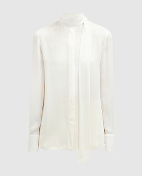 Valentino Біла блуза із шовку 5B3AB3Y31MH