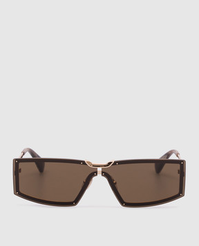 Max Mara Золотые солнцезащитные очки MILLER MILLER1