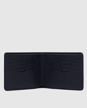 Stefano Ricci Чорна обкладинка для паспорта зі шкіри крокодила з металевою емблемою у вигляді голови орла PP301PCSVH