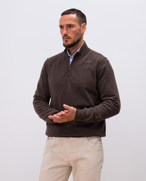 Cashmere&Whiskey Коричневый джемпер из кашемира MU8661312341R