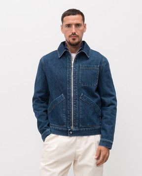 Brunello Cucinelli Синя джинсова куртка M241P6912