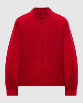 Twinset Красная куртка с шерстью 252TP2071