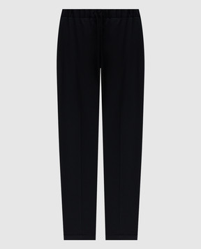 Maison Margiela MM6 Черные брюки с шерстью SH0KA0023M35153