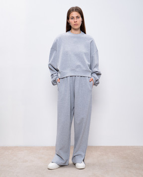 WARDROBE.NYC Сірі меланжеві спортивні штани W2049R09