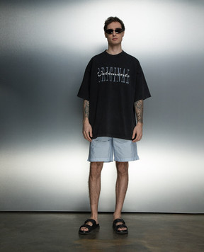Vetements Голубые шорты с логотипом UE64SS400WB