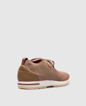 Loro Piana Бежевые снокеры Flexy Walk из шерсти FAI1540