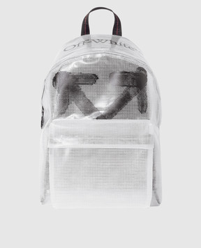 Off-White Прозрачный рюкзак Ripstop Heritage OMNB124S25FAB001