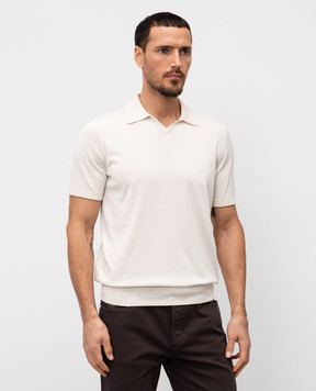 Brunello Cucinelli Бежеве поло M29800145
