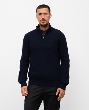 Woolrich Синий свитер с шерстью и кашемиром CFWOKN2024MRUF5032