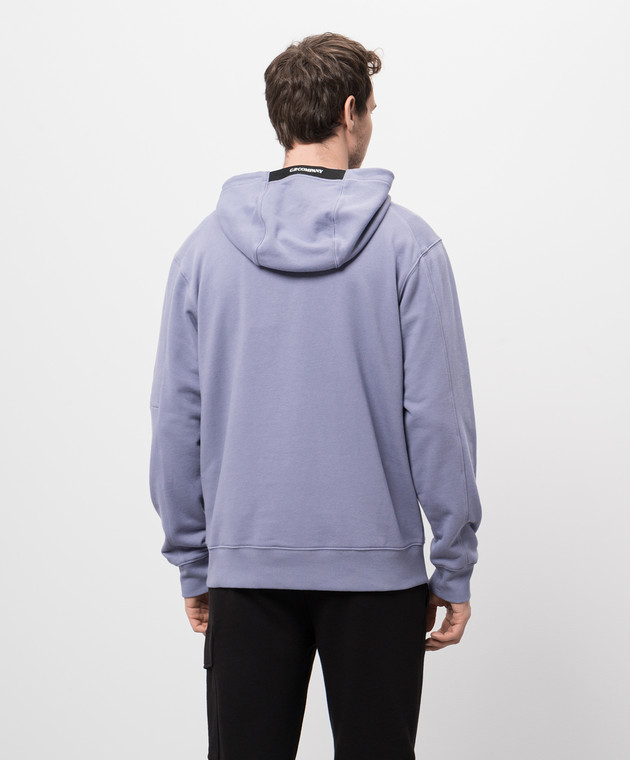 C.P. Company Фиолетовые худи с патчем логотипа MSS024A005086W изображение 4