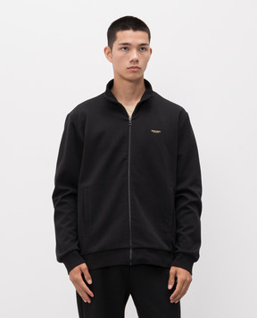Woolrich Черная спортивная куртка с логотипом CFWOSW2001MRUT5195
