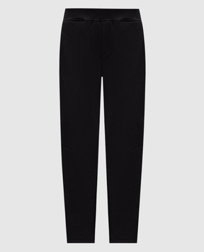 Trussardi Черные спортивные брюки с эмблемой P8018000062NMP355F01