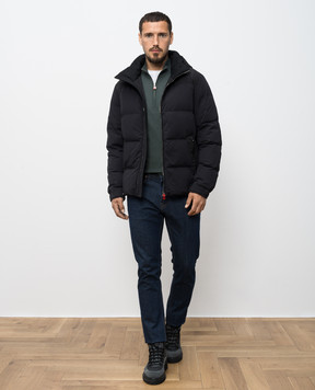 Kiton Синий пуховик UW2224V0440H