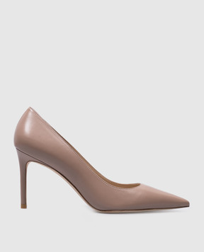 Stuart Weitzman Бежеві шкіряні човники Stuart 95 Pump SA274