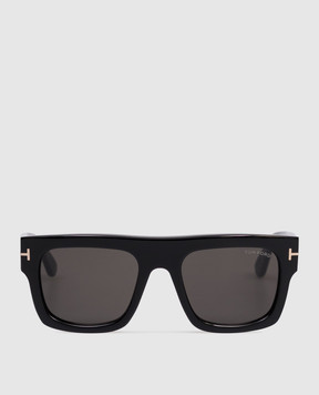Tom Ford Чорні сонцезахисні окуляри Fausto FT0711