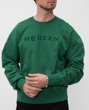 Alexander McQueen Сріблястий браслет з намистинами та черепами 836792J16PA
