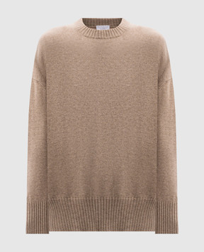 Brunello Cucinelli Коричневий светр з кашеміру M12723000