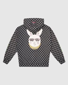 Sprayground Детская серая спортивная куртка Splatter Bunny SPY1256E