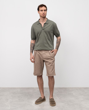 Cashmere&Whiskey Зеленое поло MB004B