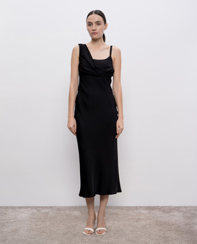 Peserico Чорна сукня міді E0209201940