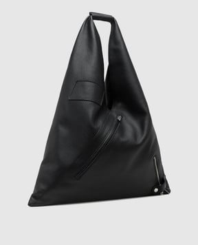 Maison Margiela MM6 Чорна шкіряна сумка-хобо Classic Medium S54WD0039P8429