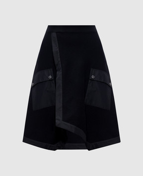 3.1 Phillip Lim Чорна спідниця з вовною P25270471TSM