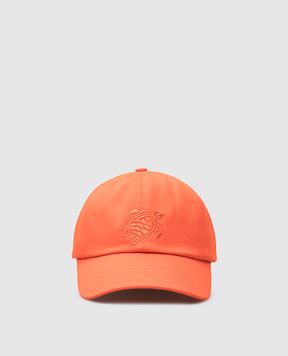 Vilebrequin Оранжевая кепка с вышивкой логотипа CSNU2401m