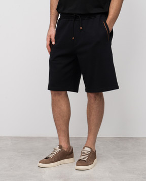 Brunello Cucinelli Чорні шорти MW8633318G