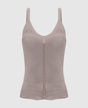 PROENZA SCHOULER Бежевый топ Gene с шелком WL2527582KY344