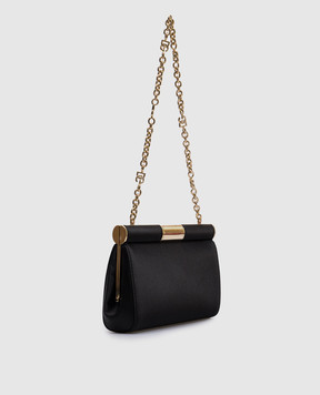 Dolce&Gabbana Черный клатч Marlene с гравировкой логотипа BB7635A7630