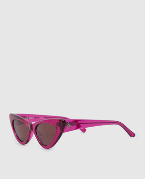 The Attico by Linda Farrow Розовые солнцезащитные очки DORA CAT EYE ATTICO32C8