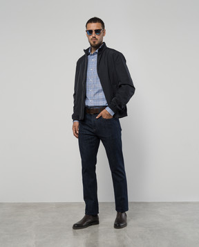 ISAIA Блакитна сорочка в клітинку IM10TCC9500