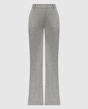 Ermanno Scervino Сірі штани кльош з вовною D456P317JBG