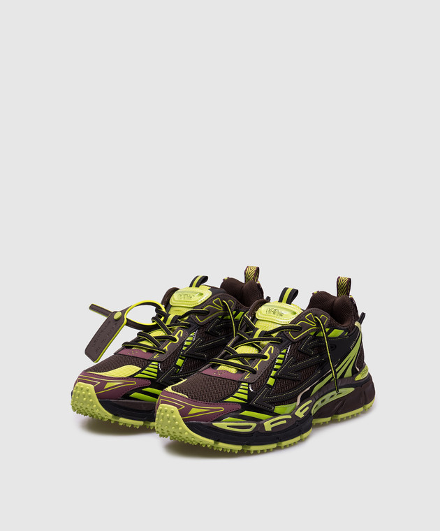 Off-White Черные кроссовки BE RIGHT BACK OMIA295W24FAB001 изображение 2