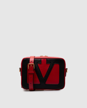 Valentino Красная кожаная сумка кросс-боди Viva Superstar 7W2B0R86PTJ