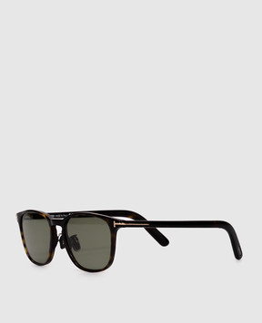 Tom Ford Коричневі сонцезахисні окуляри з логотипом FT1048D