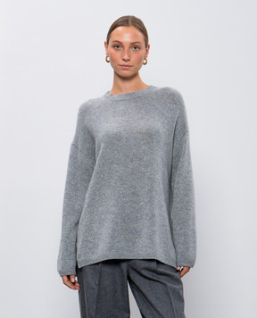 Allude Серый джемпер из кашемира 24511150