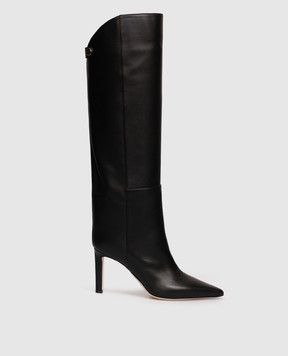 Jimmy Choo Черные кожаные сапоги Alizze ALIZZEKB85SQM