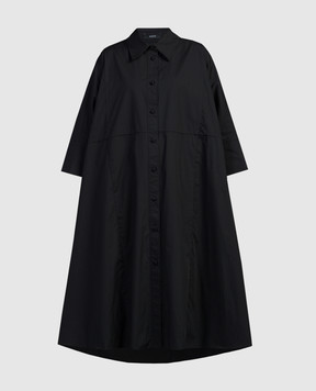 JOSEPH Черное платье-рубашка Dania JF008428