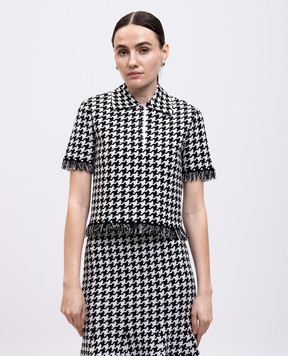 Alexander McQueen Поло у візерунок 829312Q1BDB