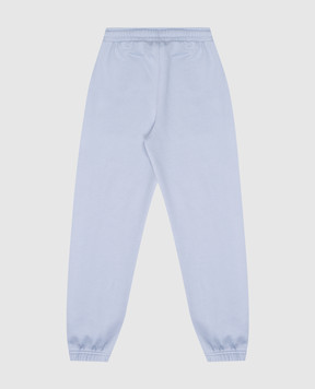 Off-White Детские голубые джогеры с принтом логотипа OGCH001F24FLE002